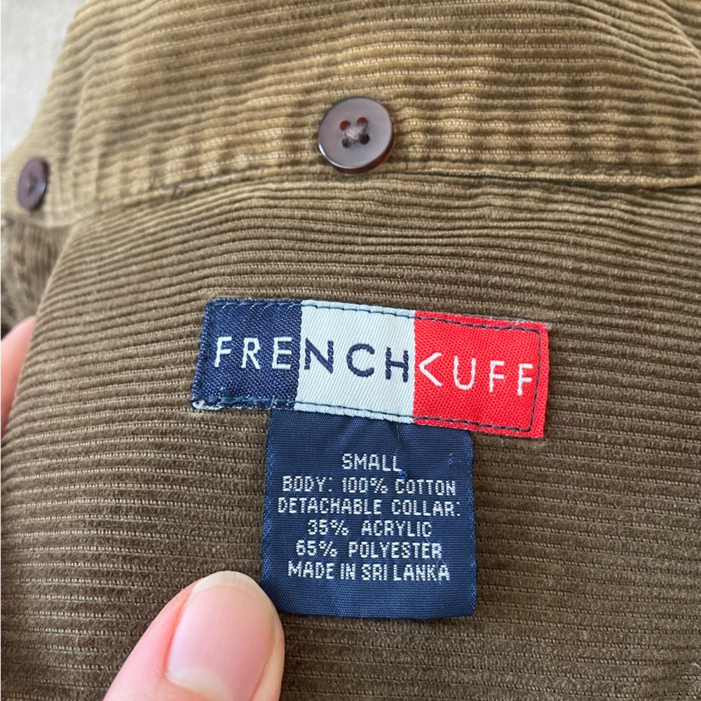 French Cuff | Corduroy Button-Up Jacket - Picture 2 of 6